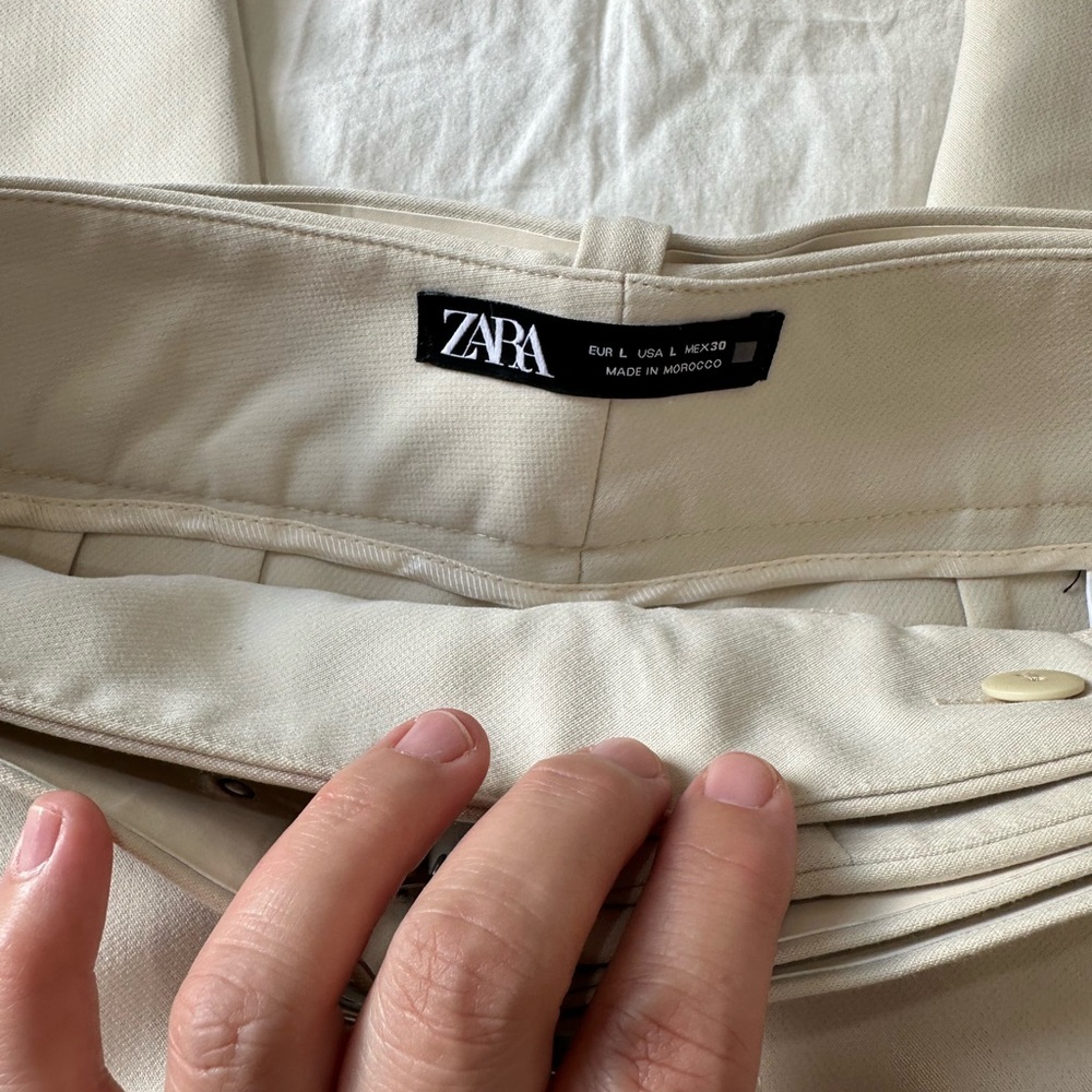 Zara Women’s  Beige Dress Pants - Picture 8 of 10